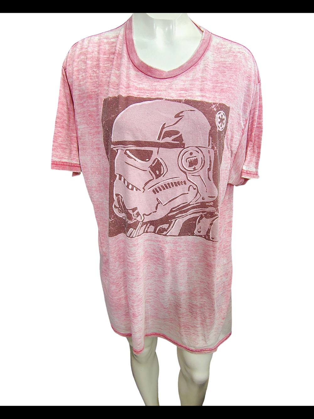 Star Wars Pink Marled Stormtrooper Graphic Tee